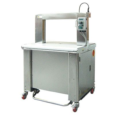 Flejadora automática - TP-702S Mercury - Transpak - de bobinas / de acero inoxidable / vertical