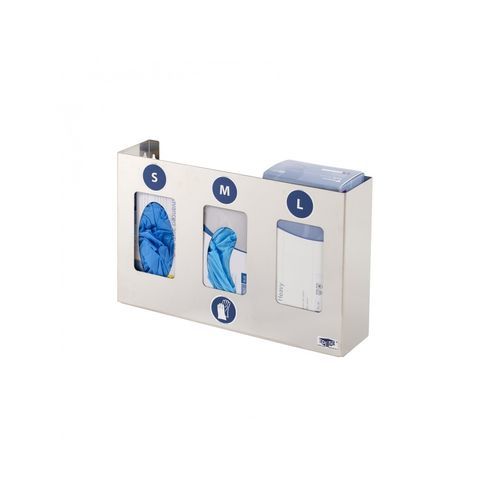 Distribuidor de guantes - 957330 - EPIBOX - manual / de acero inoxidable / de pared