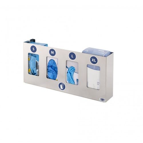 Distribuidor de guantes - 957440 - EPIBOX - manual / de acero inoxidable / de pared