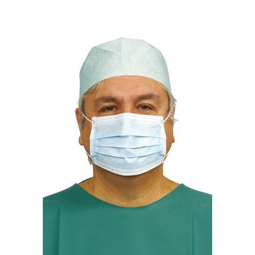 Máscara de protección desechable - 957609 - EPIBOX - semimáscara / quirúrgica / celeste