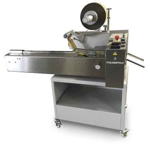 Máquina de embalaje semiautomática - DIBIFLOW MC - ITALDIBIPACK - horizontal / compacta / con de film termorretráctil con barra de soldadura