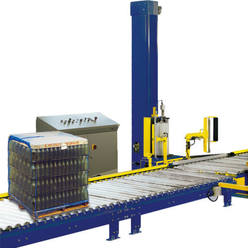 Envolvedora con plataforma giratoria - ECOSPIR LINE - ITALDIBIPACK - enteramente automática / para palés / con dispositivo colocador de techo