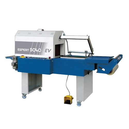 Máquina de acondicionamiento semiautomática - ESPERT 5040 EV - ITALDIBIPACK - con túnel de retracción / de film termorretráctil / con de film termorretráctil con barra de soldadura