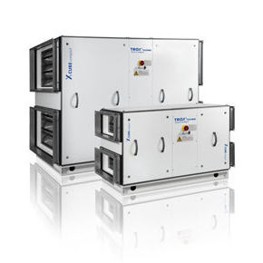 Central de tratamiento de aire horizontal - X-CUBE compact - TROX - para sala blanca / con recuperación de calor