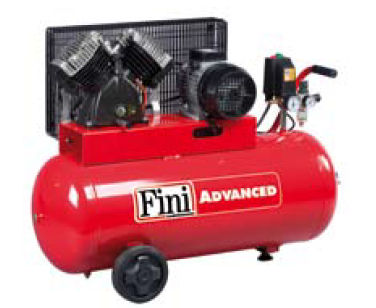 Compresor de pistón - SKM series - FINI - de aire / con motor eléctrico / con ruedas