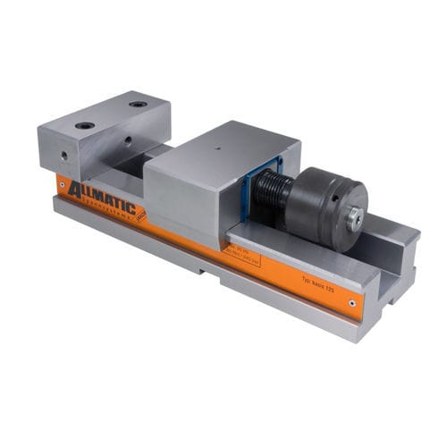 Mordaza para máquina herramienta - basic 125 - ALLMATIC-Jakob Spannsysteme - hidráulica / horizontal