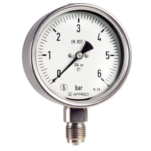 Manómetro de esfera - RF63Si D402 - AFRISO-EURO-INDEX - G 1/4 / de acero inoxidable / de proceso
