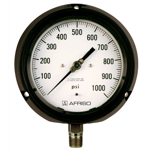 Manómetro de esfera - RF130PG D101 - AFRISO-EURO-INDEX - NPT 1/2 / de vidrio / de plástico