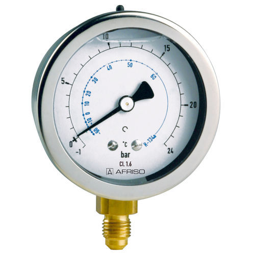 Manómetro de esfera - RF63KTGly D701 - AFRISO-EURO-INDEX - de acero inoxidable / de tubo Bourdon / IP65