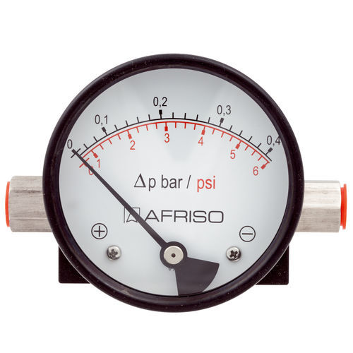 Manómetro diferencial - MAG80Dif D312 - AFRISO-EURO-INDEX - de esfera / de acero inoxidable / compacto