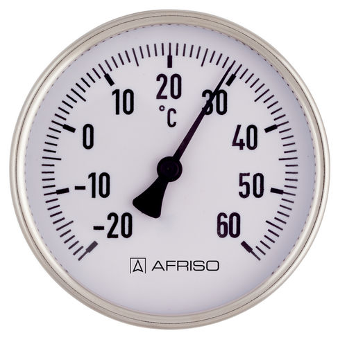 Termómetro bimetálico - BiTh LKB - AFRISO-EURO-INDEX - de esfera / con brida / de acero inoxidable