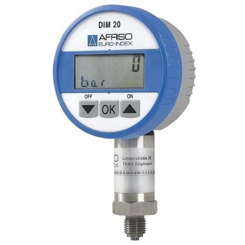 Manómetro con pantalla LCD - DIM 20 - AFRISO-EURO-INDEX - roscado / de vidrio / de acero inoxidable
