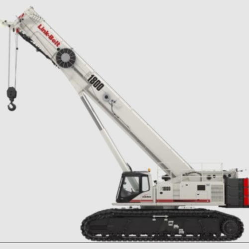 Grúa con orugas - TCC-1800 - Link-Belt - de mástil / para obra / de elevación