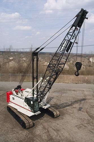 Grúa con orugas - 138 HSL - Link-Belt - de mástil / en celosía / para obra