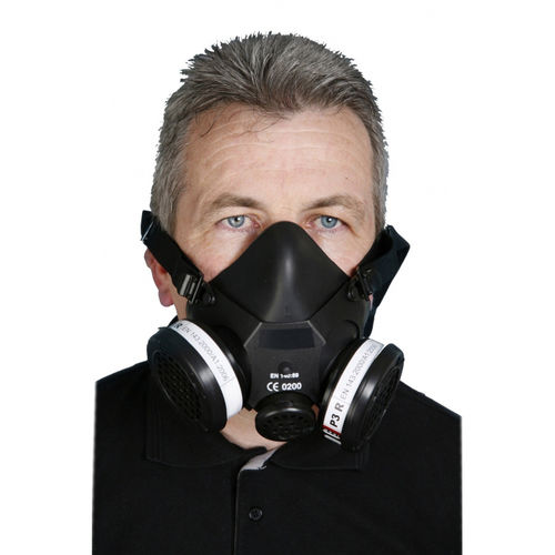 Máscara de protección reutilizable - 300 E Series - RSG Safety B.V. - semimáscara / de 2 filtros / con sujeción posterior