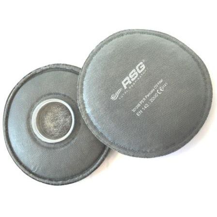Filtro de gas - P3 Pancake - RSG Safety B.V. - de cartucho / industrial / para aplicaciones químicas