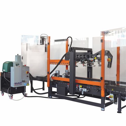 Precintadora de cartón cola hot-melt - HM11 series - SIAT - automática