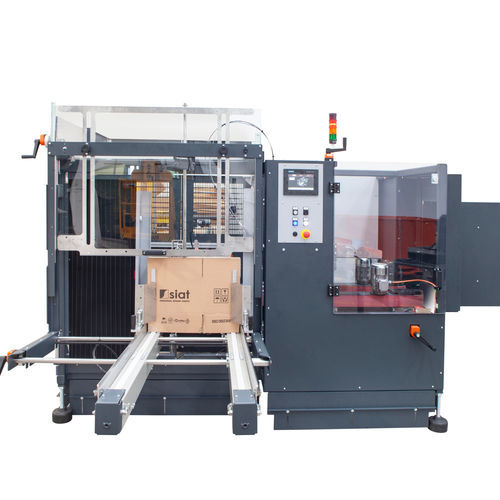 Formadora de cajas automática - EZ-BOX 20 - SIAT - cinta adhesiva / con gran cadencia de trabajo / para la industria agroalimentaria