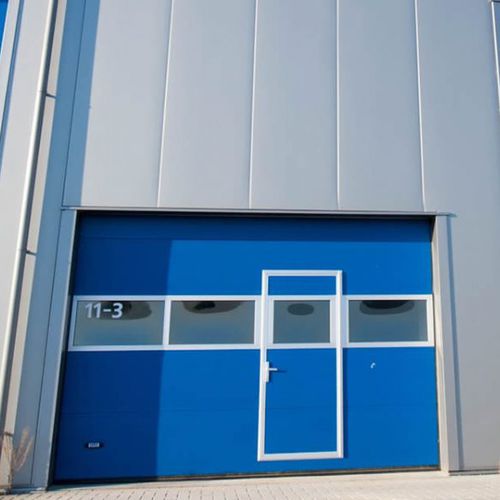 Puerta seccional - Armo s.p.a. - de acero galvanizado / industrial / personalizada