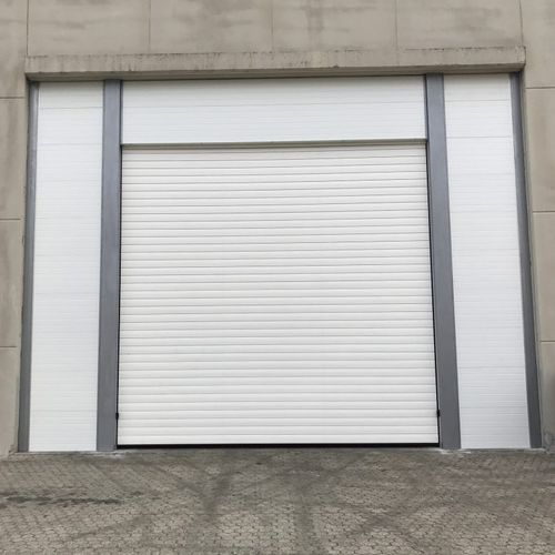 Puerta corredera vertical - Armo s.p.a. - de metal / industrial / para comercio