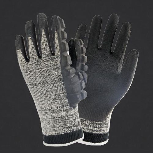 Guante de trabajo -  SAFETY WARRIOR - Shanghai Haitaier Protective Equipment Co., Ltd - industrial / de protección mecánica / de nitrilo