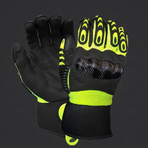 Guante de trabajo - NINJA TURTLE - Shanghai Haitaier Protective Equipment Co., Ltd - para obra de construcción / de protección mecánica / de nitrilo