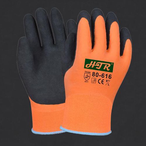 Guante de trabajo - 80-616 - Shanghai Haitaier Protective Equipment Co., Ltd - contra el frío / criogénico / de nitrilo