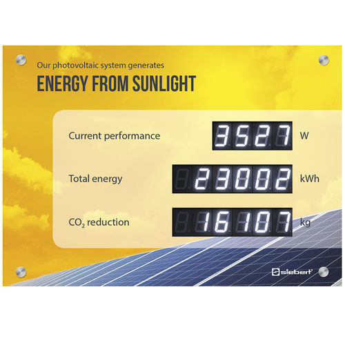 Visualizador LED - XC410-SAR-N-03 - Siebert Industrieelektronik GmbH - digital / de 3 líneas / de 5 dígitos