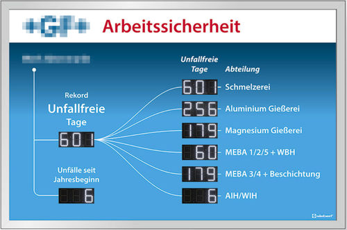 Visualizador LED - XC-Boards® series - Siebert Industrieelektronik GmbH - LCD / alfanumérico / digital