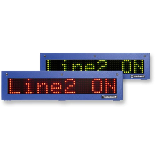 Visualizador LED - SX302 series - Siebert Industrieelektronik GmbH - alfanumérico / de matriz de puntos / de color
