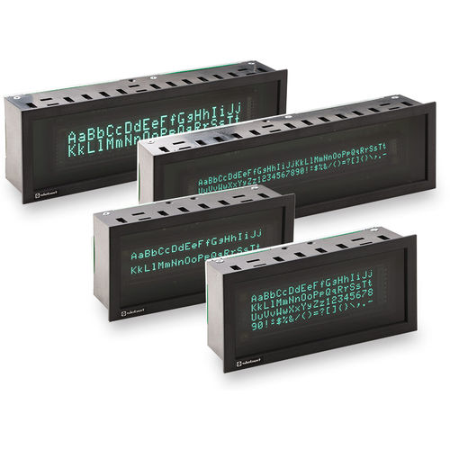 Visualizador fluorescente - SX402 series - Siebert Industrieelektronik GmbH - alfanumérico / digital / de 5 dígitos