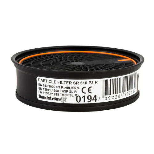 Filtro de partículas - SR 510 - Sundström Safety AB - para máscara respiratoria / de polipropileno