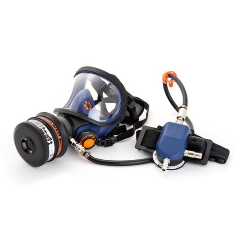Máscara de protección alimentadas en aire - SR 200 series - Sundström Safety AB - máscara integral / industrial / de 2 filtros