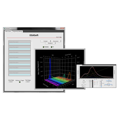 Software para espectrometría de masa - EGAsoft - Hiden Analytical - análisis de datos / análisis de procesos para la / adquisición y análisis de datos