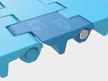 Cinta transportadora modular - S10-0 FLT PSP POM BL W19 - Forbo Siegling GmbH - continua / lisa / de metal