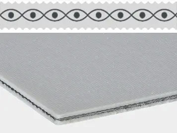 Cinta transportadora flexible - RR 12E-14 HC+ FSTR - Forbo Siegling GmbH - MDF / de caucho / de tejido