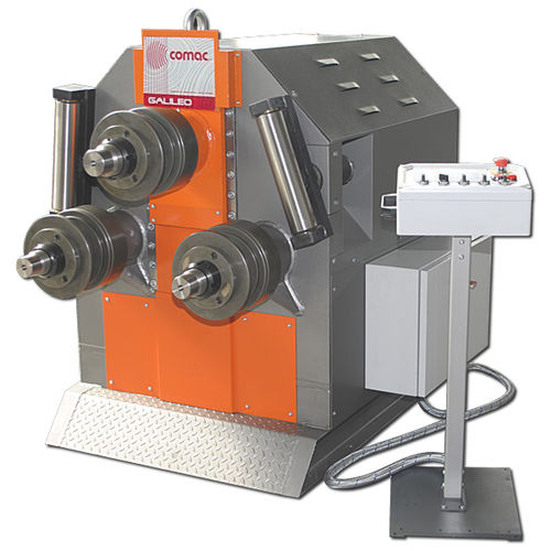 Máquina curvadora hidráulica - GALILEO 80  - COMAC Srl - de perfiles / con 3 rodillos motores / automática