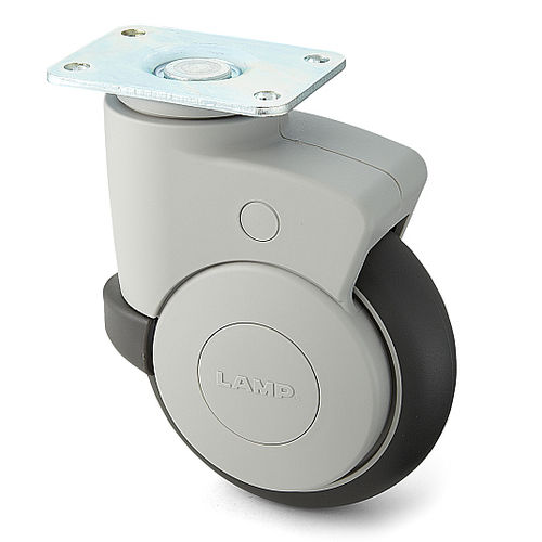 Ruedecilla giratoria - MX-125P - SUGATSUNE KOGYO CO., LTD. - con platino giratorio / con rodamiento de bolas / con freno