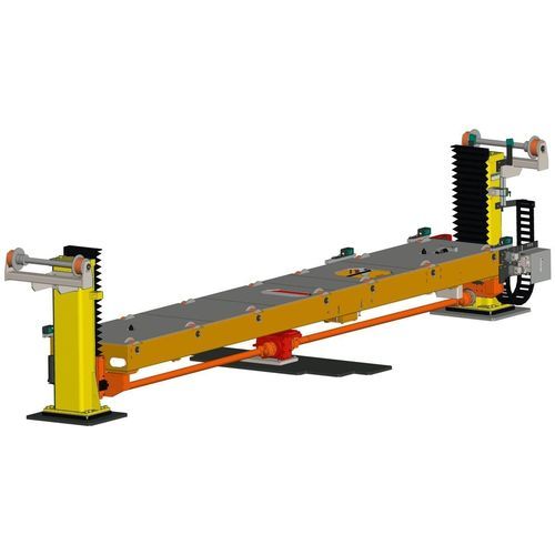 Sistema elevador de rodillo de transportador - HSF - EXPERT-TÜNKERS GmbH - de columnas / síncrono / para línea de producción