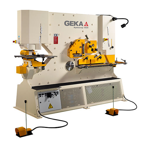 Cizalla punzonadora semiautomática - HYDRACROP 165 - GEKA - hidráulica / de barras / punzonado