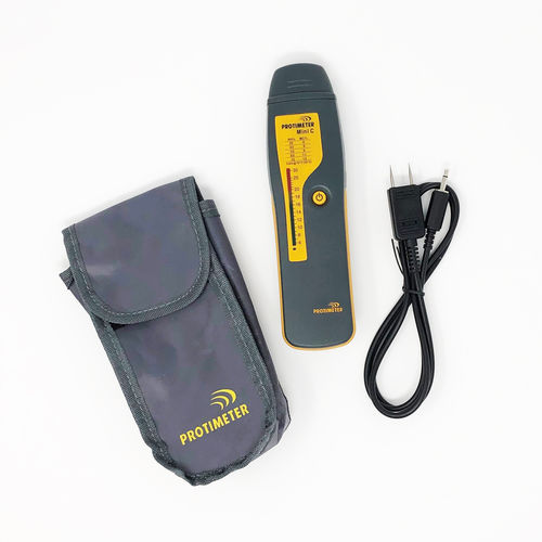 Humidímetro para materiales de construcción - Mini C® - PROTIMETER - con sonda de penetración larga / con visualizador digital / humedad relativa
