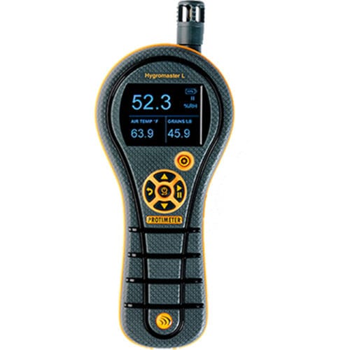 Higrómetro para materiales - HYGROMASTER® L series - PROTIMETER - con pantalla LCD / portátil / a punto de rocío