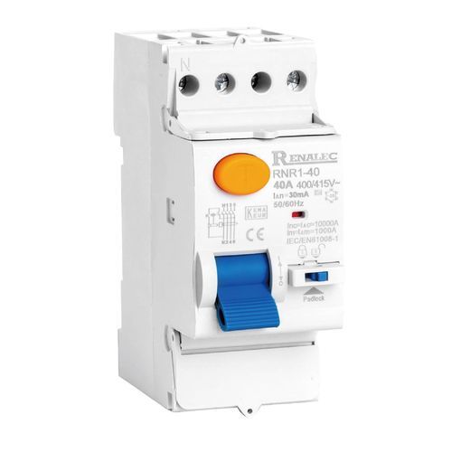 Disyuntor magnético - RNR1-40-RCCB - WENZHOU RENA ELECTRIC CO.,LTD - de baja tensión / de corriente residual / para la distribución