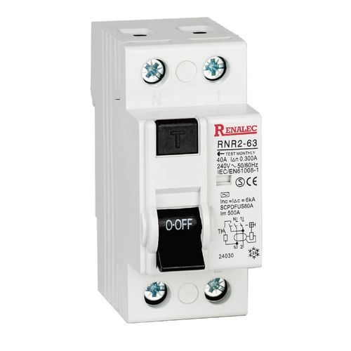 Disyuntor térmico - RNR2-63-RCCB - WENZHOU RENA ELECTRIC CO.,LTD - de corriente residual / 2 polos / 3 polos