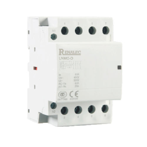 Contactor de motor - LNMC-D - WENZHOU RENA ELECTRIC CO.,LTD - 2 polos / en riel DIN / modular