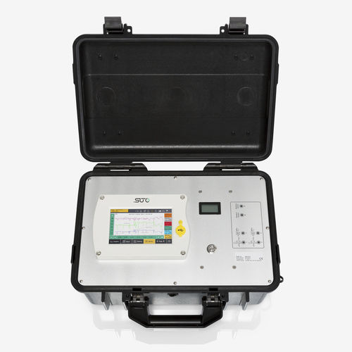 Data logger de caudal de aire - S551 - SUTO iTEC GmbH - con pantalla / alimentado por batería / multicanales