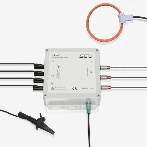 Dispositivo de medición de potencia de potencia activa - S110  - SUTO iTEC GmbH - portátil / trifásico / con entradas Rogowski