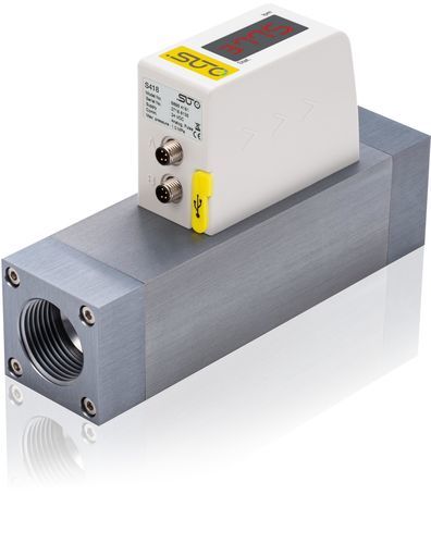 Caudalímetro térmico - S418-V - SUTO iTEC GmbH - másico / para aire / DN8 - 1/4"