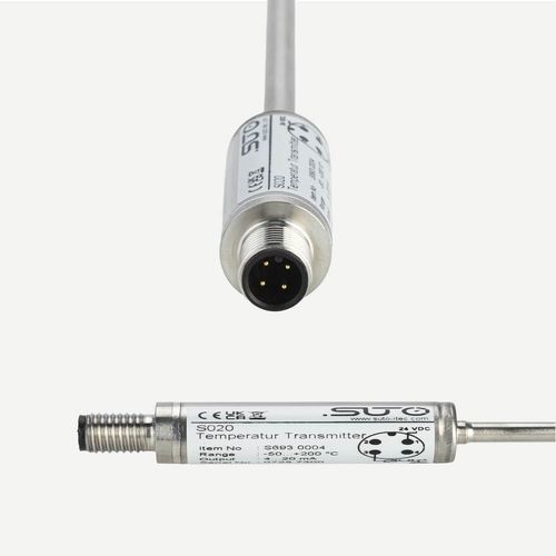 Sensor de temperatura Pt1000 - S020 - SUTO iTEC GmbH - de inserción / 4-20 mA / conector M12