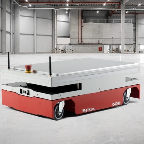 AGV con plataforma - C4060 - MELKUS Mechatronic GmbH - de transferencia / de transporte / alimentado por batería